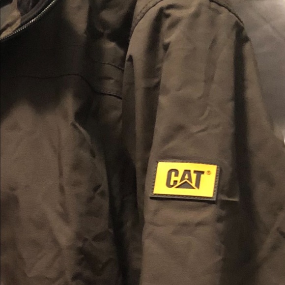 COPY - CAT BLACK JACKET WOMENS no hood , size adult XL, lclean in and out - Picture 4 of 9